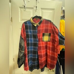 Colorful Plaid Women's Shirt
